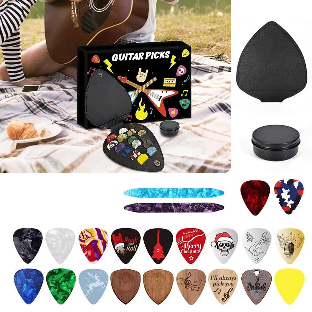 

Guitar Picks Advents Calendar Portable Compact Guitar Tuner For Acoustic Electric Bass Guitar China Mainland