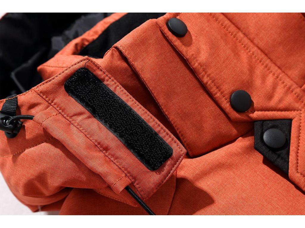 Men's Thickened Hooded Winter Cotton Jacket - Warm, Cold-Proof Outdoor Casual Wear