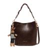 Women's 2025 Retro Niche Textured Crossbody Bucket Handbag