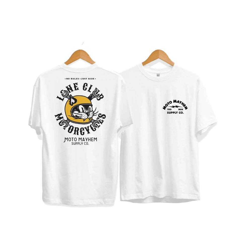 

Новая мужская и женская хлопковая футболка Lone Motorcycle Club Bicycle, модная повседневная футболка большого размера с коротким рукавом, новое поступление XXXXXL
