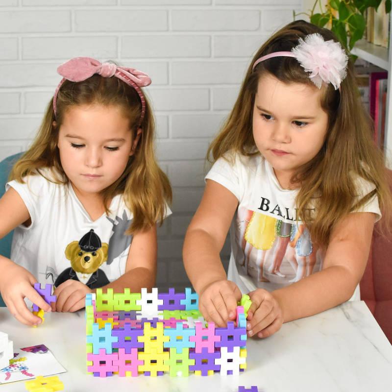 Klocki Konstrukcyjne Meli Maxi Pink 100 El.