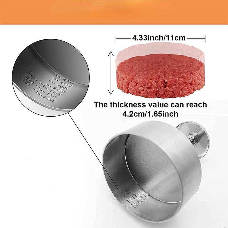 Hamburg Meat Press 304 Stainless Steel Meat Press Cake Press Hamburg Meat Press Cake Mold