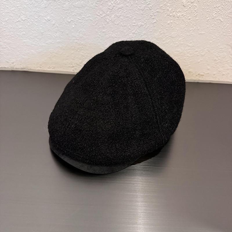 

Vintage Retro Simple Solid Color Women Casual Beret Cap For Autumn Winter And