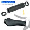 Black Bicycle Handlebar Grips 133mm 93mm Bicycle Parts Durable Bike Handle Grip
