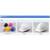 TOYO Extra Large Hard Hat Maximum with Ventilation Made in Japan No. 385F-OT White, 65.5cm, Holes,