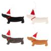 Christmas Decorations Christmas Tree Cute Cartoon Pendants Christmas Tree Dachshund Small Pendants