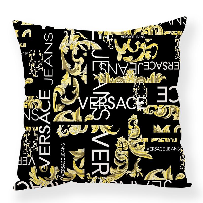 Retro Animal Chain Mixed Elements Digital Printing Pillow Case Car Waist Pillow