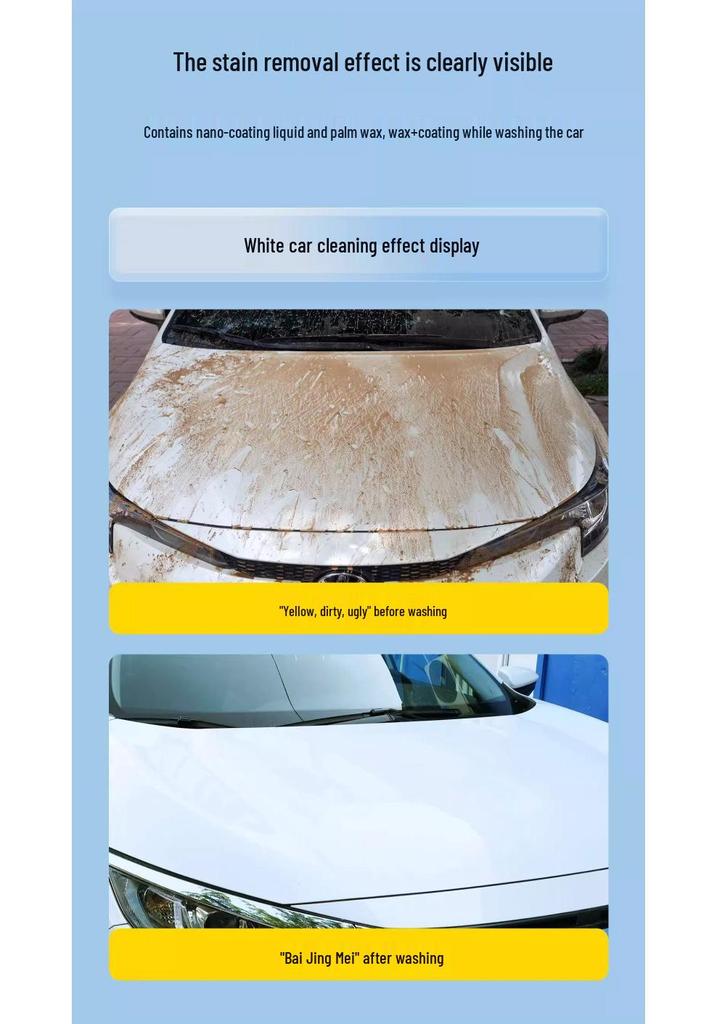 High-Foam Car Wash Liquid and Stain Remover Spray