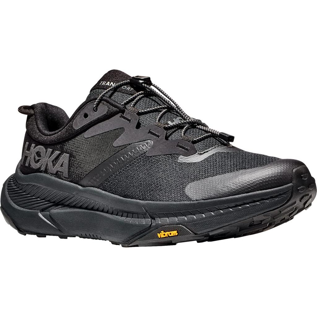 HOKA TRANSPORT Hiking and Outdoor Size with Replacement Laces Size Shoes, 1123153-BBLC, Black, (black, 27.5, Men's)