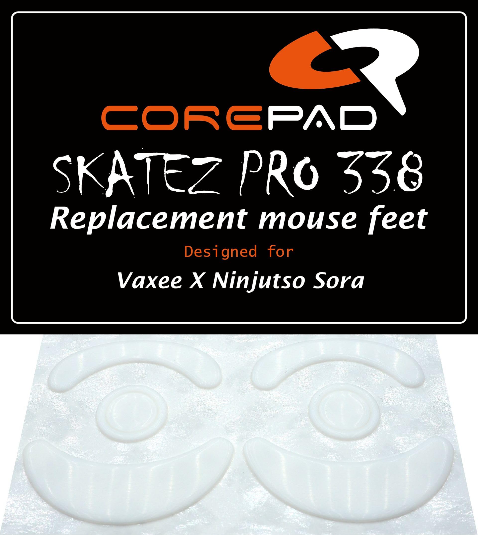 

Corepad Skatez PRO Vaxee X Ninjutso Sora 4K Wireless Mouse Feet PTFE (2-Pack) 100%