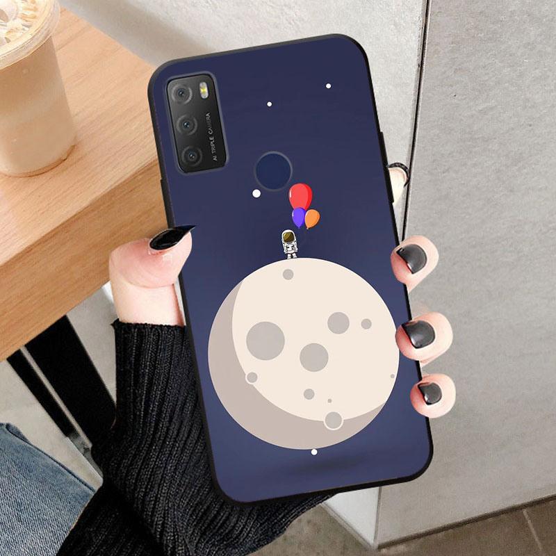 For Alcatel 1S 2021 Cases 6025H 6025D Wolf Lion Soft TPU Silicone Phone Cases For Alcatel 1 S 2021 Back Cover Bumper Funda Coque