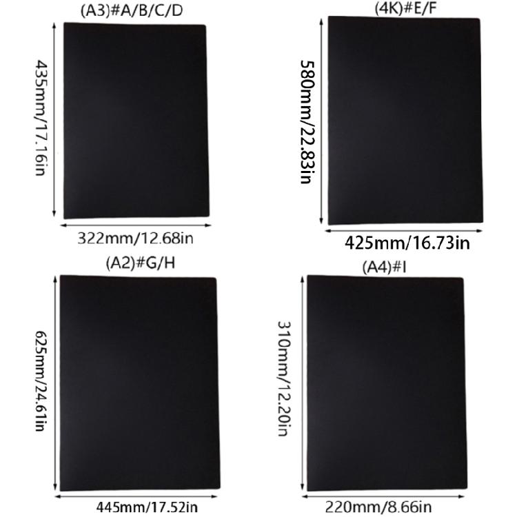 A2 A 3 4K Project Folder Storage Art Folder Portfolios Folder Presentation Folders Display Book for Painting Artwork