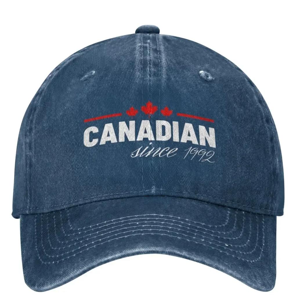Canadian Since  Baseball Cap Canada Flag Couple Women Sunshade Trucker Hat Summer Fashion Tennis Skate Snapback Cap