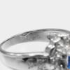 Ring Pt900Platin/Saphir/Diamant #5.6(US-Grösse) 7.3g Frauen Gebraucht