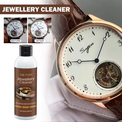 Jewelry Cleaner Liquid Polish Deep Cleaner Remover Stain Multifunction Maintenance Jewelry Remover 100ml