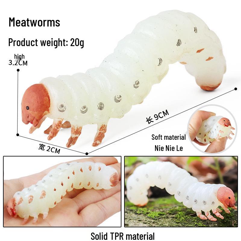 Kids' Marine Animal Model Stress Relief Toy Set: Pufferfish, Octopus, Crab, Shark, Dunkleosteus