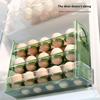 30/12 Grids Eggs Storage Box Rotating Eggs Refrigerator Organizer Food Containers Eggs Case Holder Dispenser Kitchen Storage Box