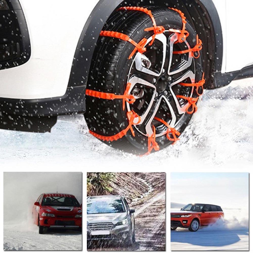 

20Pcs Car Winter Tires Snow Chain Outdoor Car Winter Tire Wheels Chains Snow Wheel Tyre Cable Belt Type A