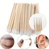 100-500Pcs Manicure Cotton Swab Set | Wooden Tip Nail Polish Remover & Detail Corrector Tool