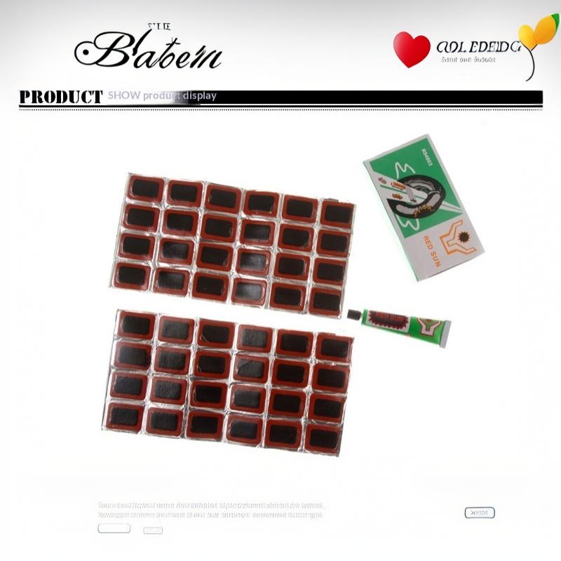 12/24/36/48Pcs Rubber Bicycle Tire Repair Patch Professional Bike Repair Kits For Cycling Motor Tyre Inner Tube Puncture