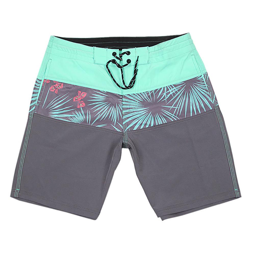 2023 New Elastic Quick-Dry Surfing Beach Shorts with Waterproof Light Board and Custom Logo Option