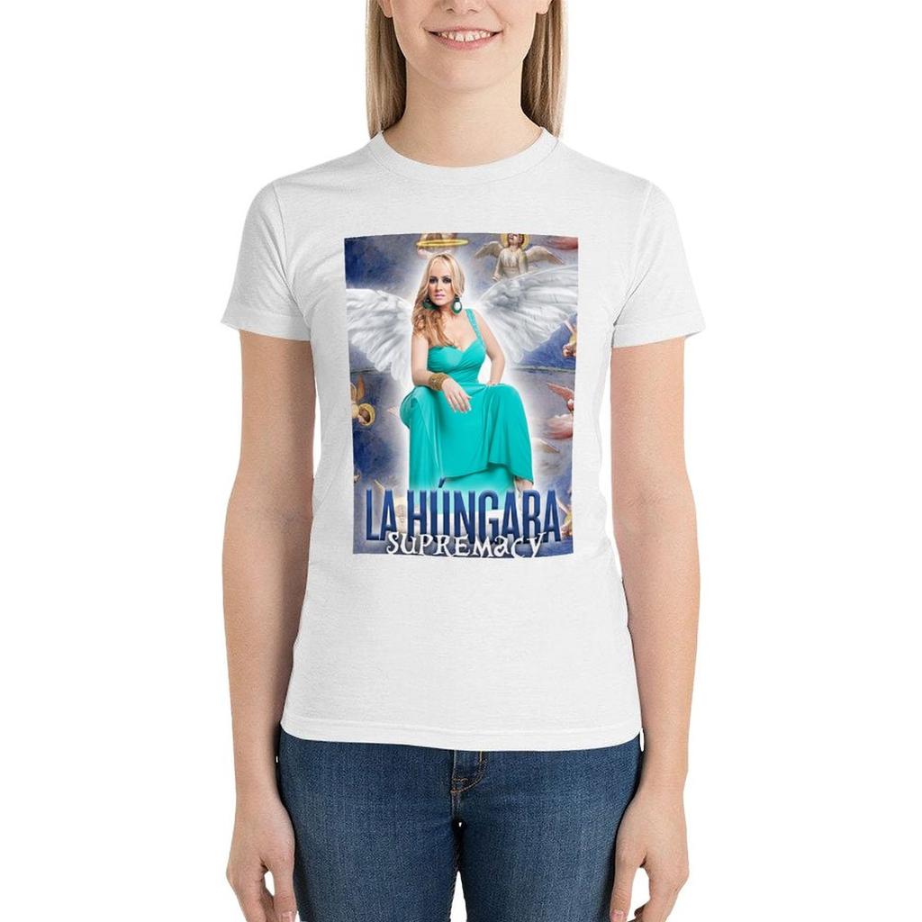 The Hungara Supremacy T-Shirt Tees Kawaii Clothes Lady Clothes Anime Clothes Cotton T Shirts Women