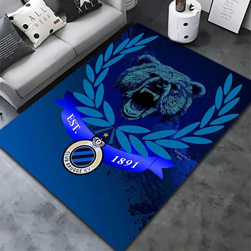 Club Brugge K.V Carpet Rug for Living Room Bedroom Home Sofa Decoration,Kids play Non-slip Floor Mat