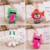 Flying Penguin Rabbit Plush Toy Keyring With Adorable Faces