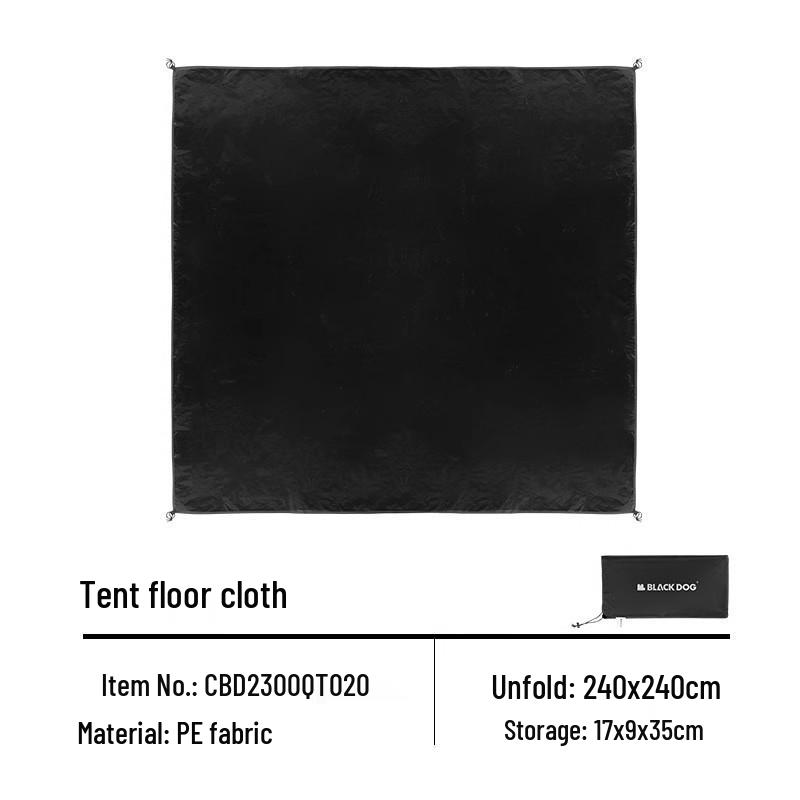 

Blackdog Waterproof Wear-Resistant Portable Outdoor Mat - Moisture-Proof Ground Cloth for Picnic or Camping
