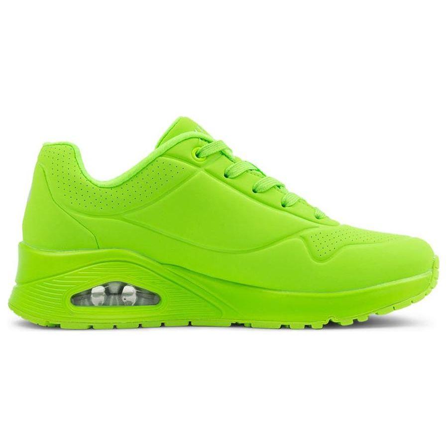 Skechers Uno Scarpe Casual Comode Basse Sneaker Donna Verde 73667-LMGN