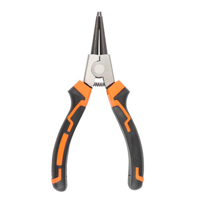 7 Inch Two-color Shank Caliper Straight Spring Pliers Manual Pliers Industrial Caliper Pliers