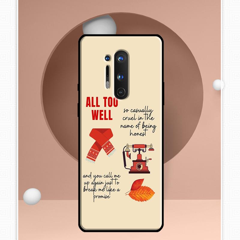 

Чехол All Too Well Lyrics Art для OnePlus Nord 2T CE 2 Lite N10 N200 N300 OnePlus 10 Pro 9 11 8T 9R 10T Ace Cover OnePlus Nord 2T