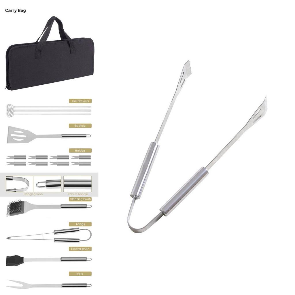 Grilling Bbq 20pcs Accessories Barbecue Grill Cooking Utensil Bbq Tool Kit Set