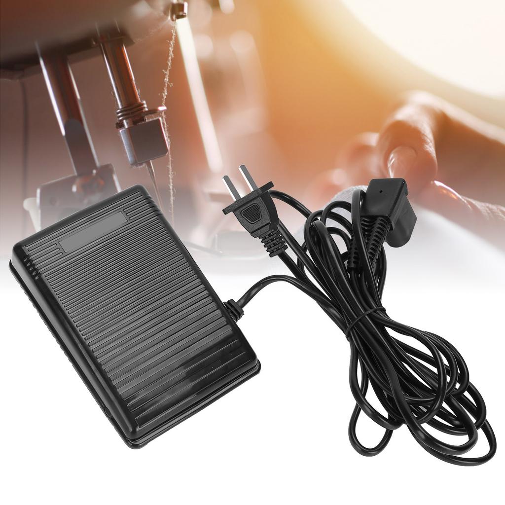 Pedală MultiFuncțională pentru Mașină de Cusut cu Ștecher cu 3 Pini și Cablu de 2m 6.6ft