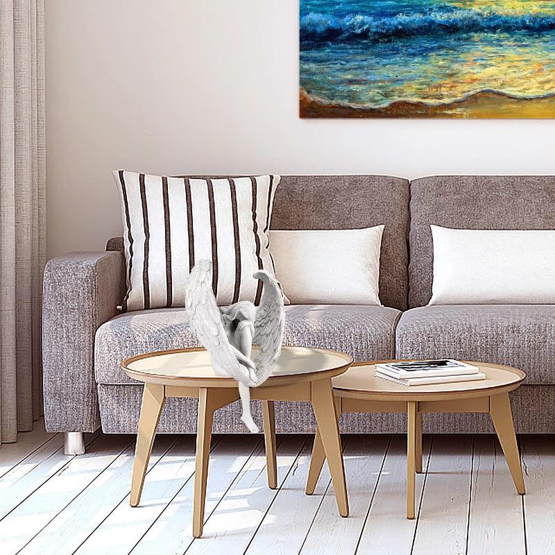 Creative Sculpture Decoration Redemption Angel Statue Jewelry Redemption Statuette Religious Garden Home Decoration Wholesale