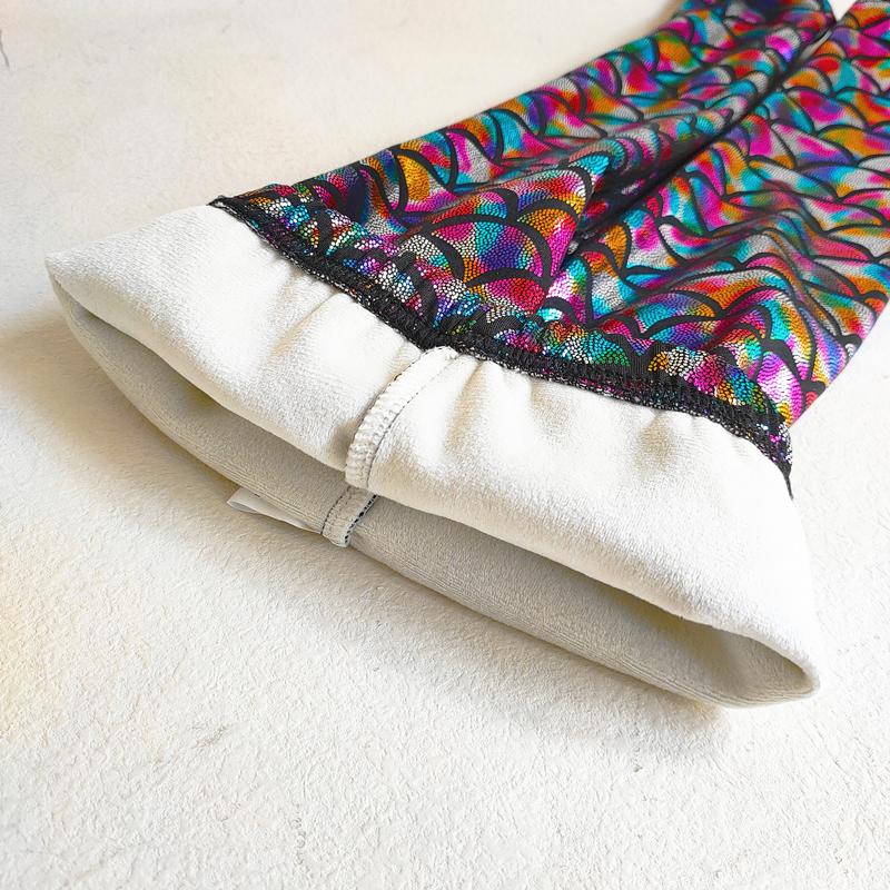 Barn Gull Sølvfarge Fleecebukser Høst Vinter Jenter Thicken Bukser Barn Slim Metallic Glossy Plus Velvet Bukser