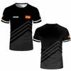 Maglia Grafica Bandiera Spagnola Moda Stampa Geometrica Asciugatura Rapida T-shirt Calcio Uomo Donna Sport Allenamento Casual Traspirante Top