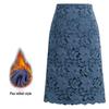 Women's Summer Slimming Lace Midi Skirt - French Fairy A-Line Bodycon