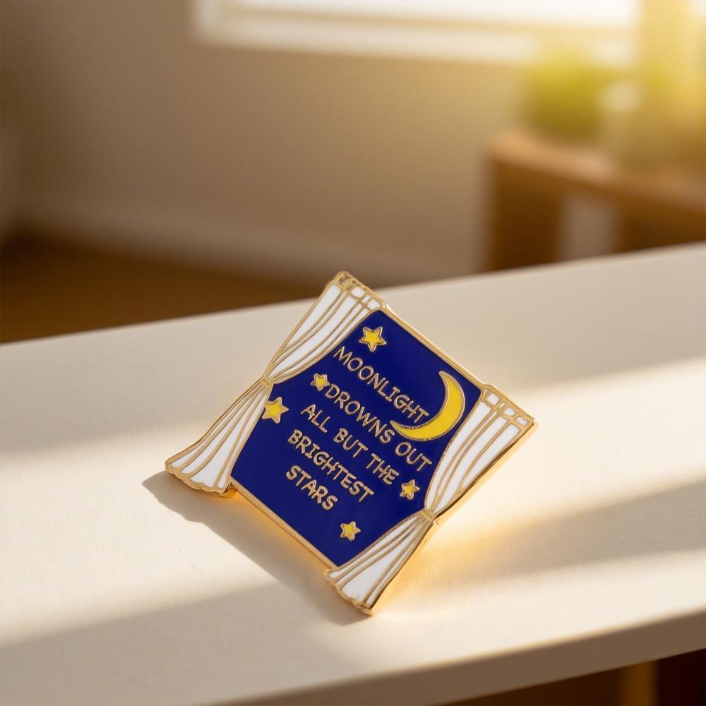 Bright Star Tolkien Quote Enamel Pin