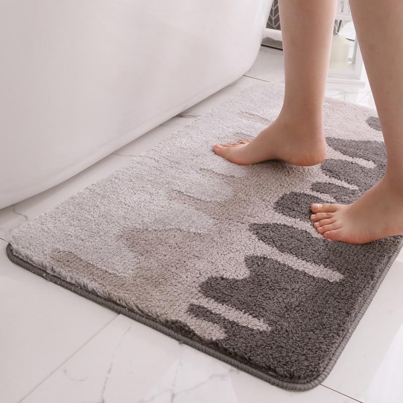 Water-Absorbent Bathroom & Toilet Anti-Slip Mat, Entrance & Bedroom Doormat