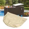 86x48x79cm Party Cooler Cart Cover Outdoor Cold Drink Cart Protective Cover Part AccessoriesBeige 