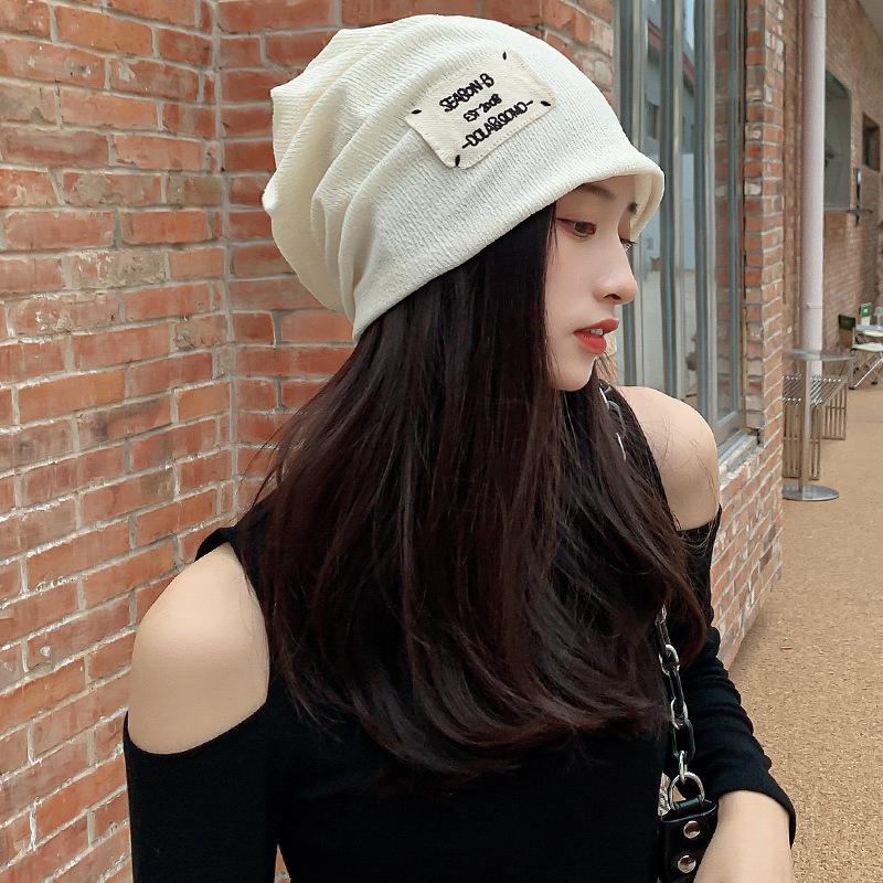 Dui Dui Hat Women's Winter New Ins Japanese Style Versatile Thin Spring and Autumn Trendy Cool Baotou Cold Hat Woolen Knitted Hat