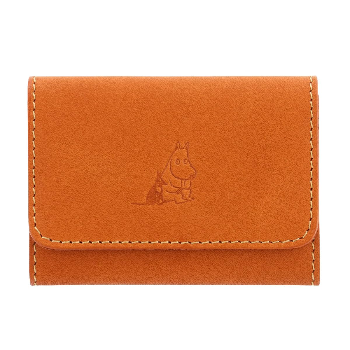 

Moomin Business Card Holder Card Case Genuine Leather Unstamped MOOMIN Cowhide Made in Japan Leather Camel [Kisora] Women s KIMN-004 верблюд