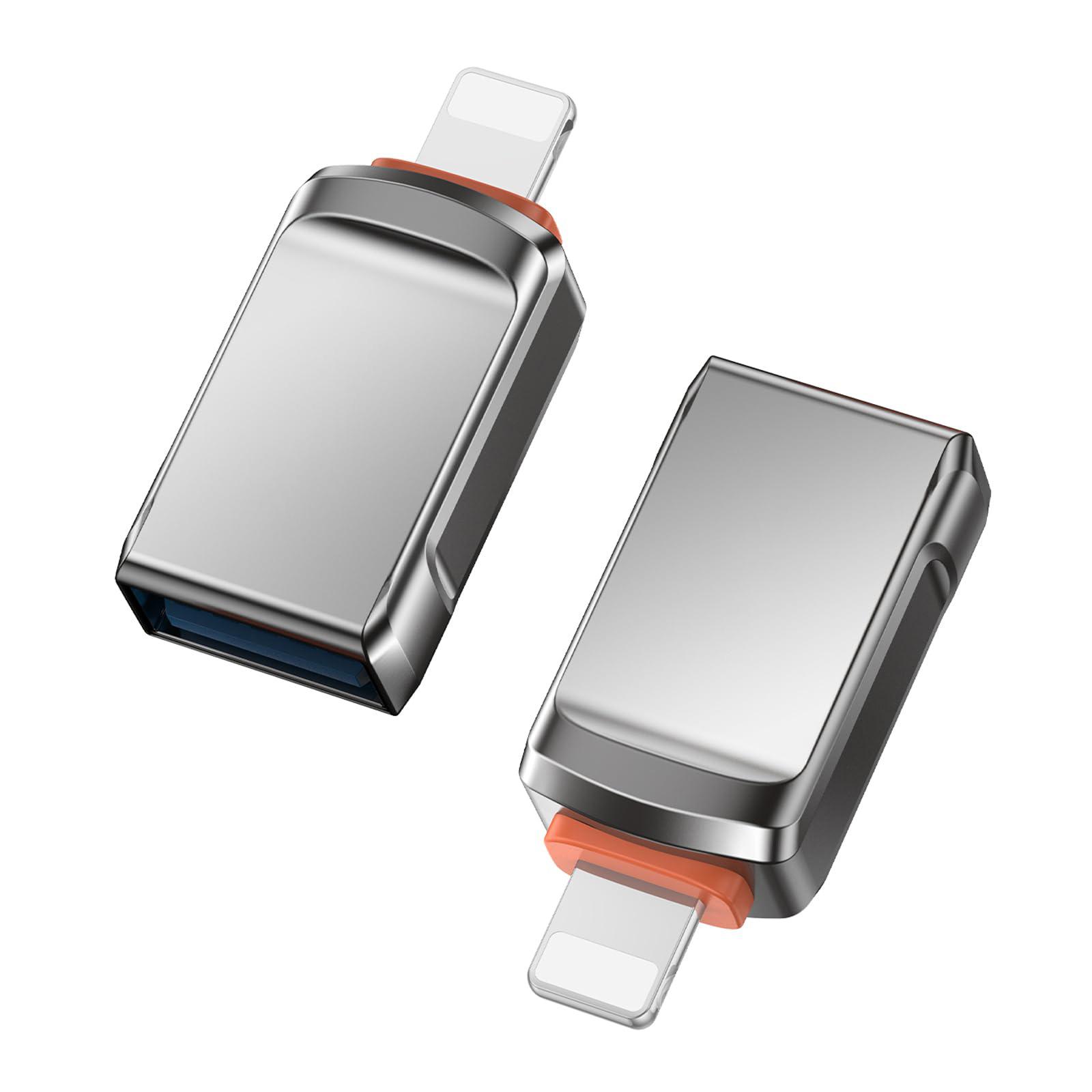 

Адаптер USB 3.0 на Lightning для iPhone 12 11 Pro XS max XR X iPad MacBook Converter IOS 14 USB Type C Data SD Card U Disk