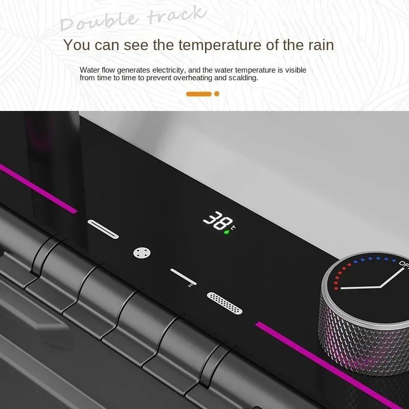 304 New Digital Display Waterfall Sink Stainless Steel Kitchen Sink With Smartphone Holder Embossed Large Single Slot Wash Basin