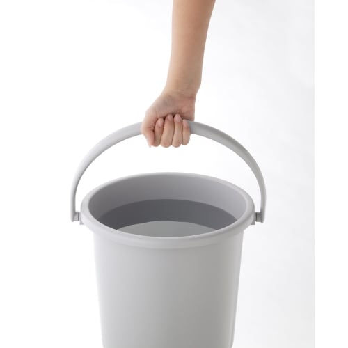 Risu Berg Bucket, Round, Light Gray, 13L, Made In Japan, 13SB