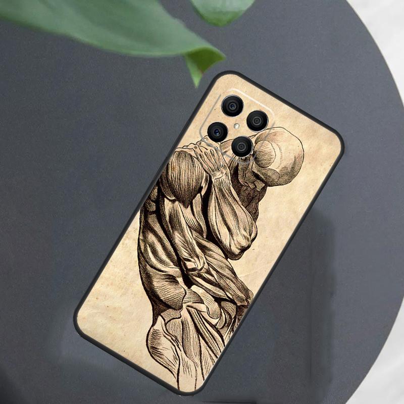 Human Anatomy For Honor Magic 5 6 7 8 Pro Case For Honor 400 200 50 70 Lite X8c X8b X9a X9b X9c X9d Win RT