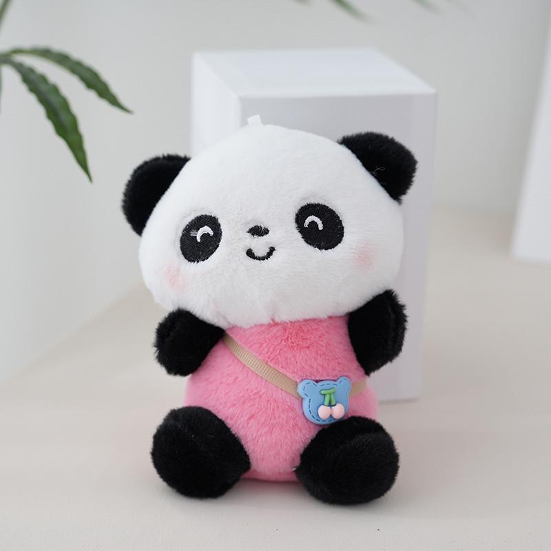 Creative Panda Plush Keychain Cute Cartoon Doll Stuffed Animal Toy Gift
