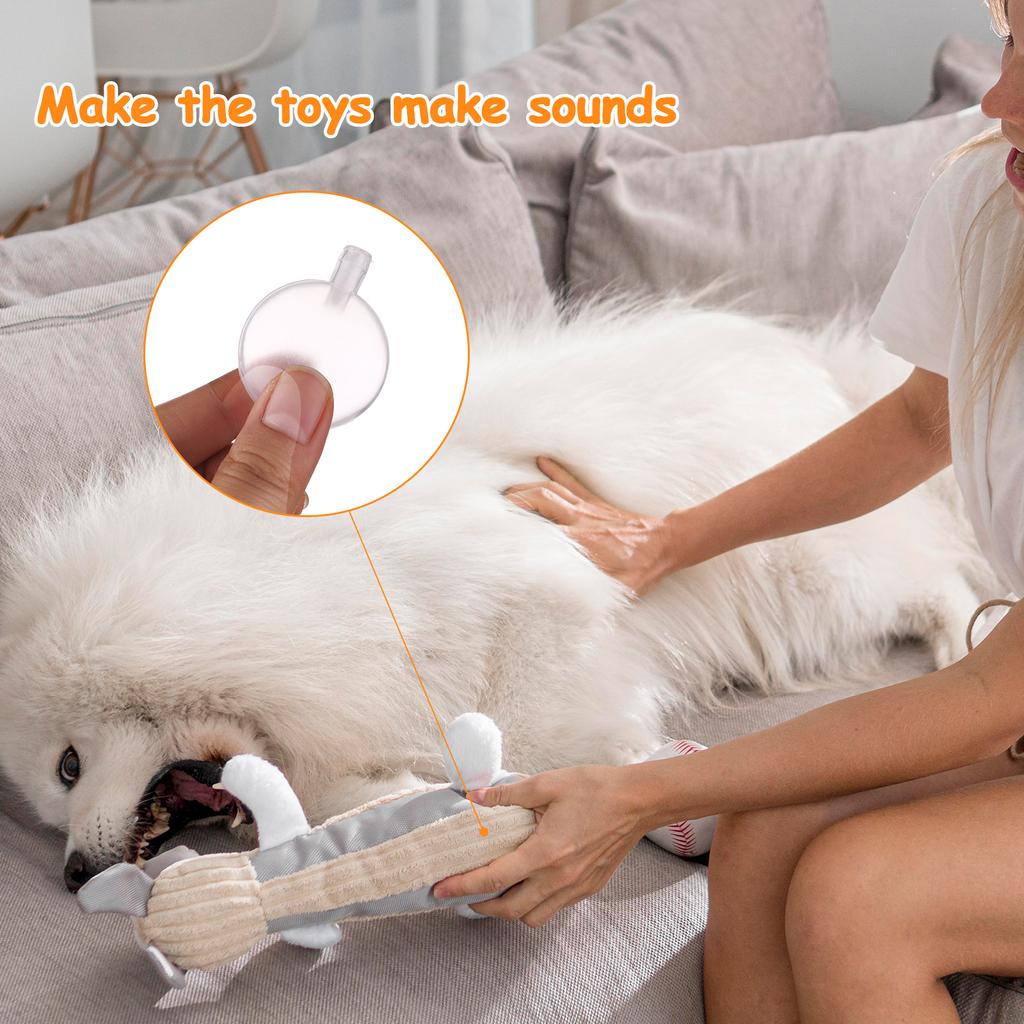 200Pcs Squeakers For Dog Toys Bulk 30mm 35mm Noise Maker Insert Replacement For Pet Supply Cat Toys Plastic Dog Toy Squeakers Fi