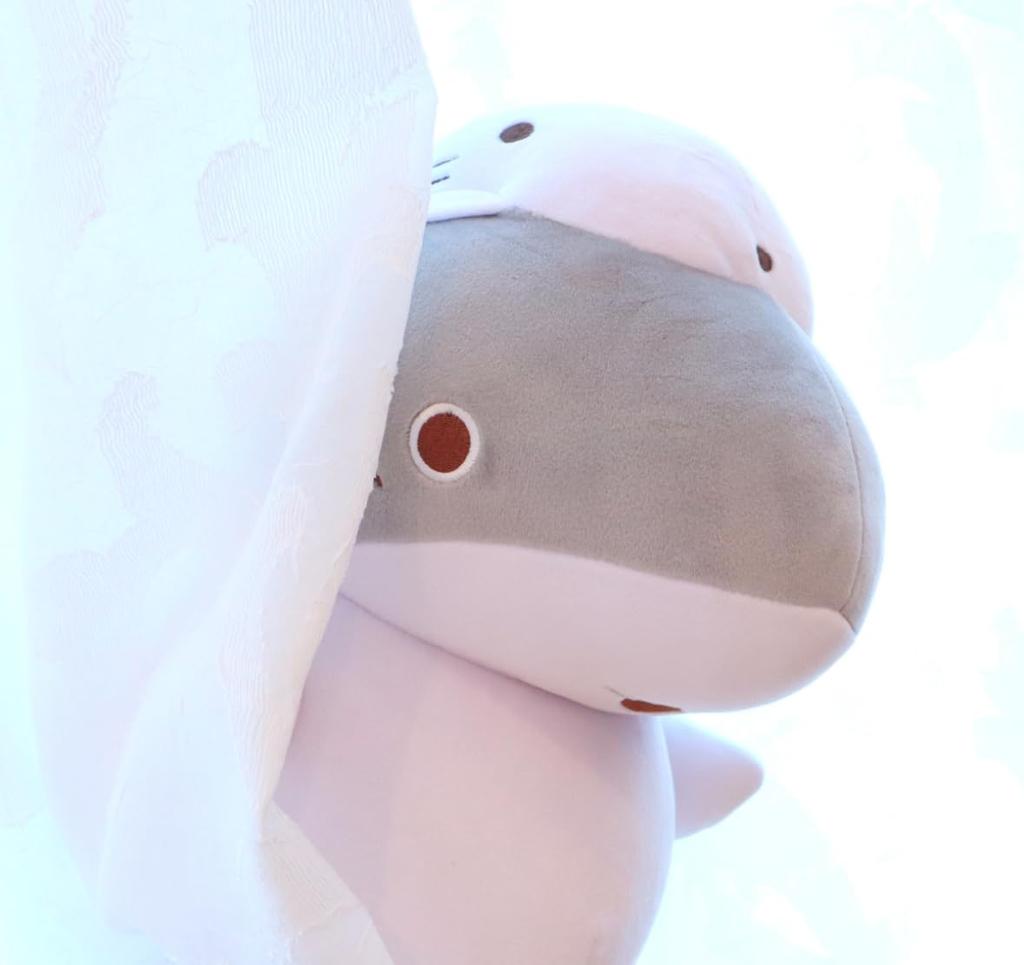 Official Mashumocchi Big Plush Toy (Seal) (Big Size, Approx. 30cm)